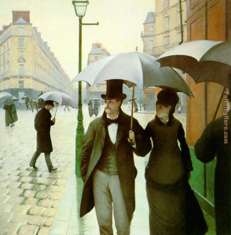 Gustave Caillebotte Paris Street rainy weather
